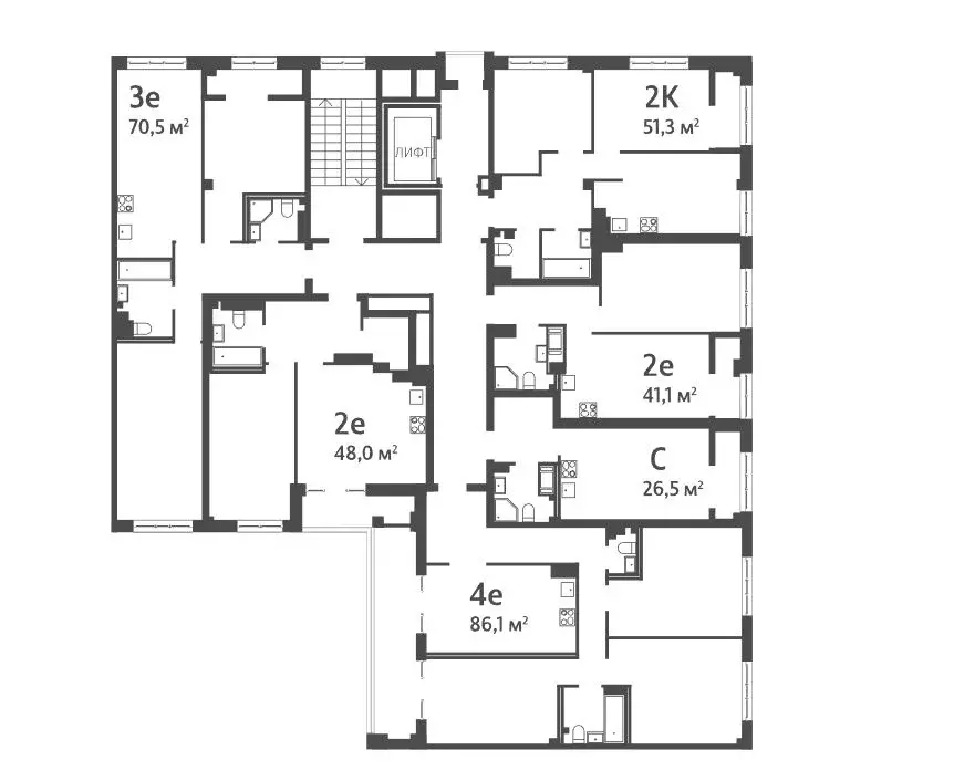 2-к кв. Санкт-Петербург Ремесленная ул., 15 (70.6 м) - Фото 1