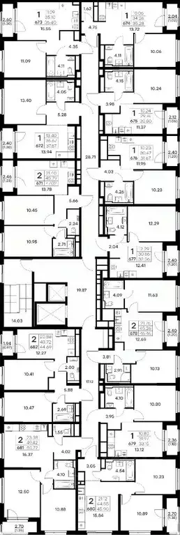 2-к кв. Владимирская область, Владимир Глоракс Октябрьский жилой ... - Фото 2