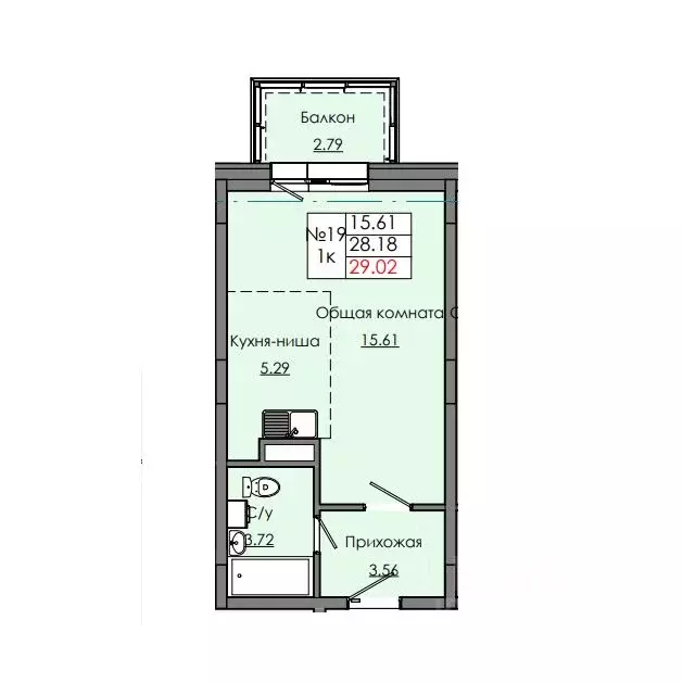 Студия Саха (Якутия), Якутск  (29.02 м) - Фото 0