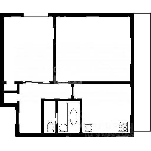 2-к кв. Москва ул. Академика Виноградова, 4К2 (40.0 м) - Фото 2