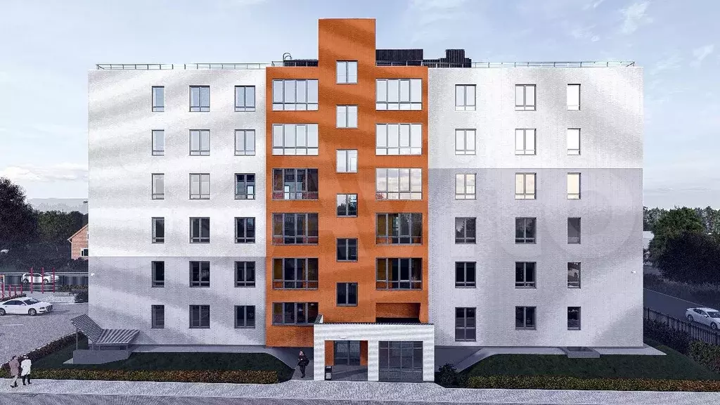 1-к. квартира, 39 м, 1/6 эт. - Фото 0