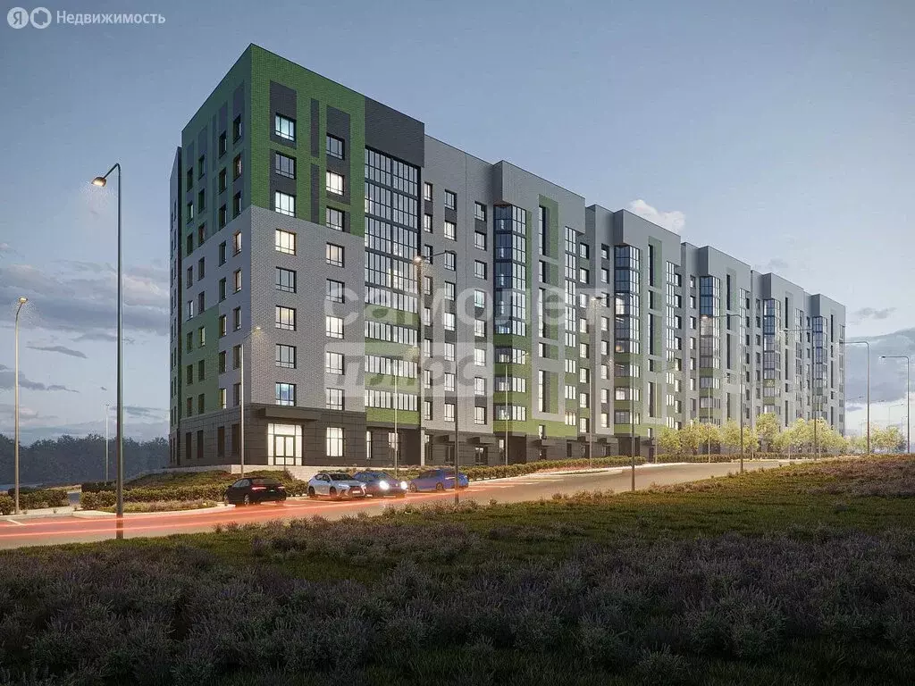 3-комнатная квартира: Тамбов, улица имени Павла Строганова, 9Е (85.7 ... - Фото 2