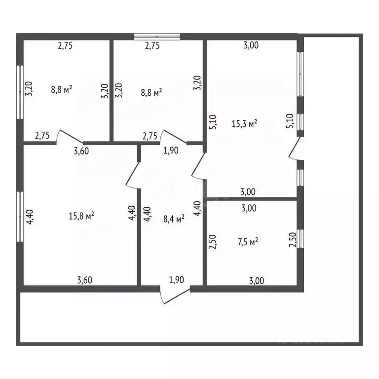 Дом в Башкортостан, Иглинский сельсовет, с. Иглино ул. Тверская, 9 ... - Фото 1
