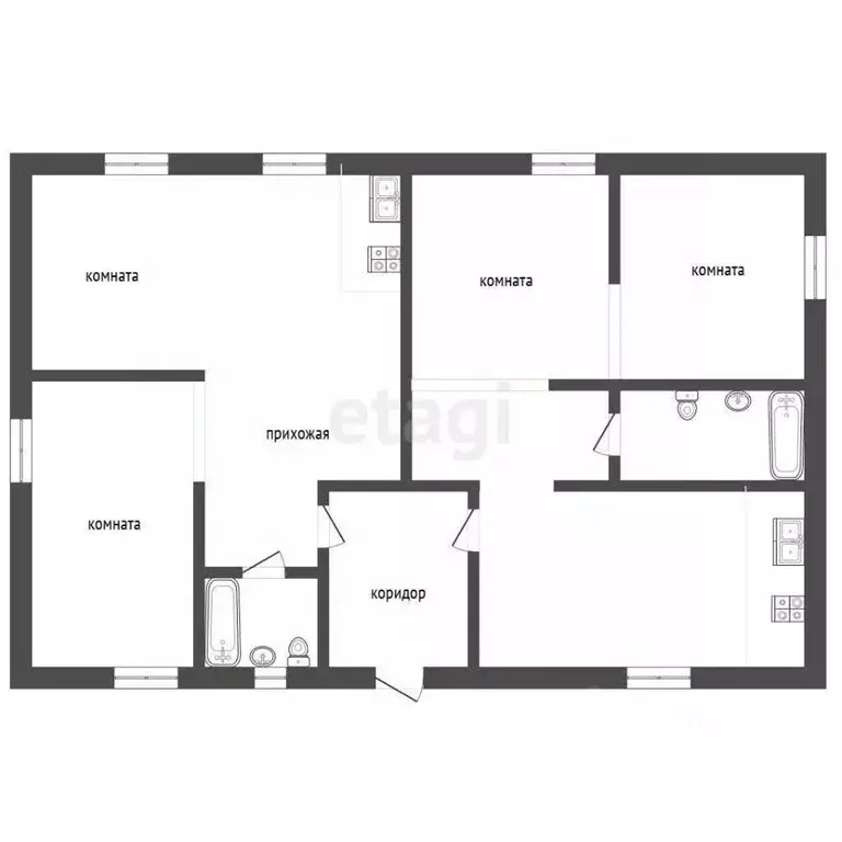 Дом в Владимирская область, Муром д. Савково, ул. Придорожная, 2 (122 ... - Фото 2