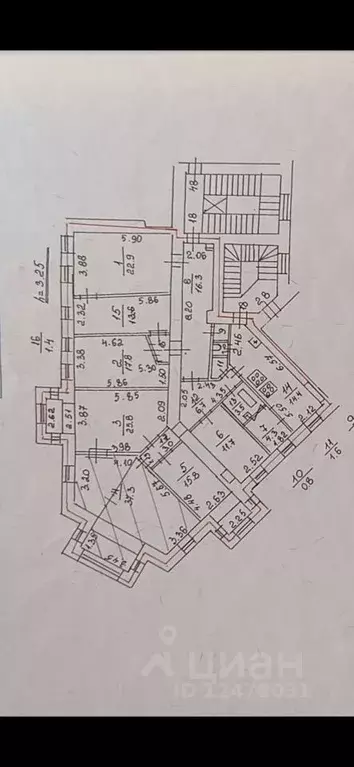 Комната Санкт-Петербург 3-я Советская ул., 21/4 (65.0 м) - Фото 2