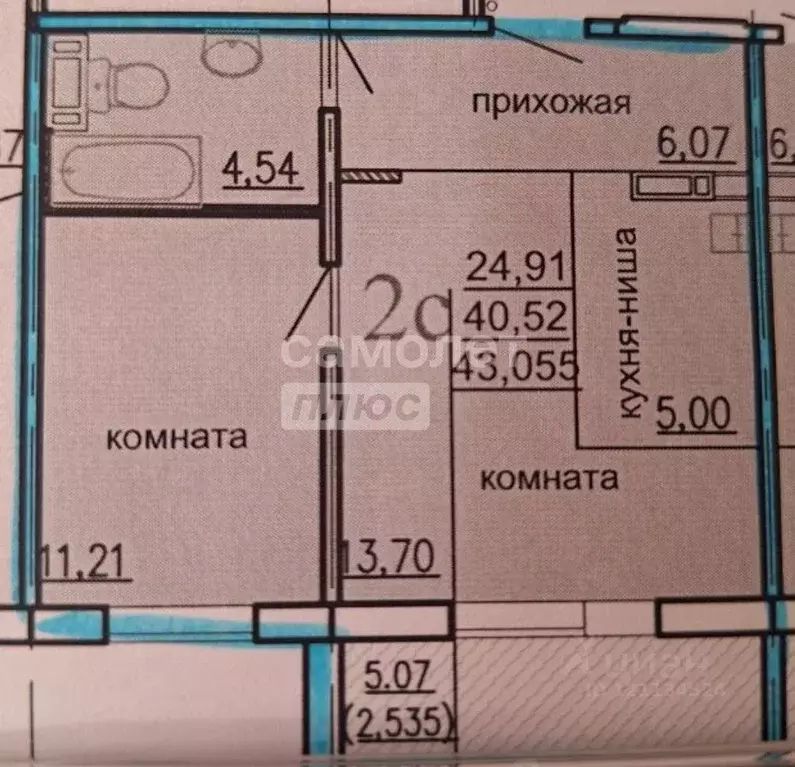 2-к кв. Челябинская область, Челябинск ул. Дмитрия Неаполитанова, 16 ... - Фото 2