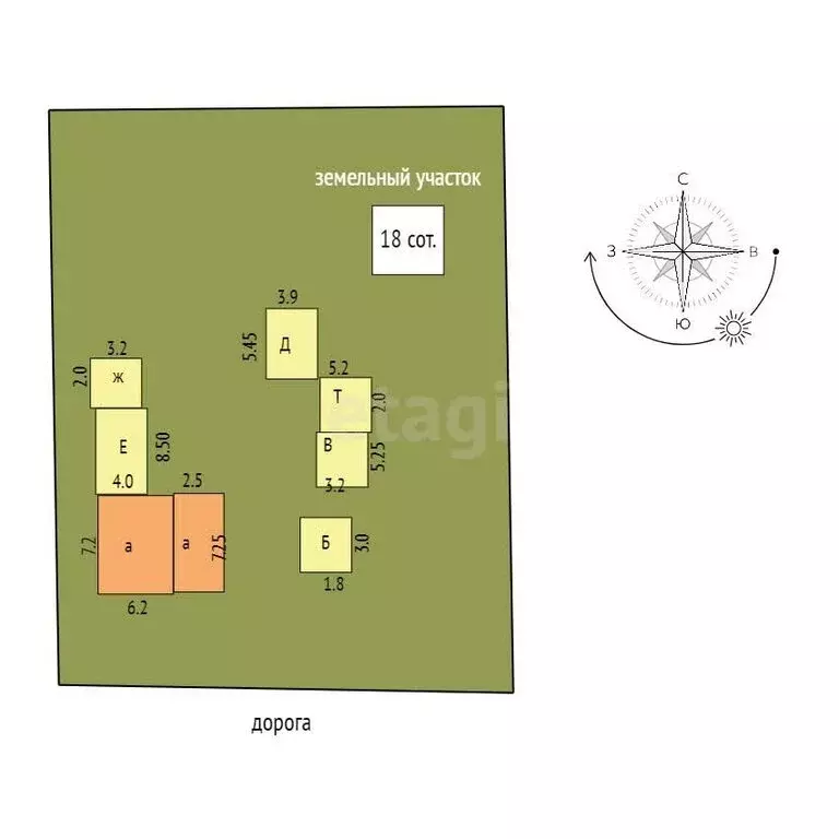 Дом в Абрикосовка, Кооперативная улица, 21 (36.5 м) - Фото 1