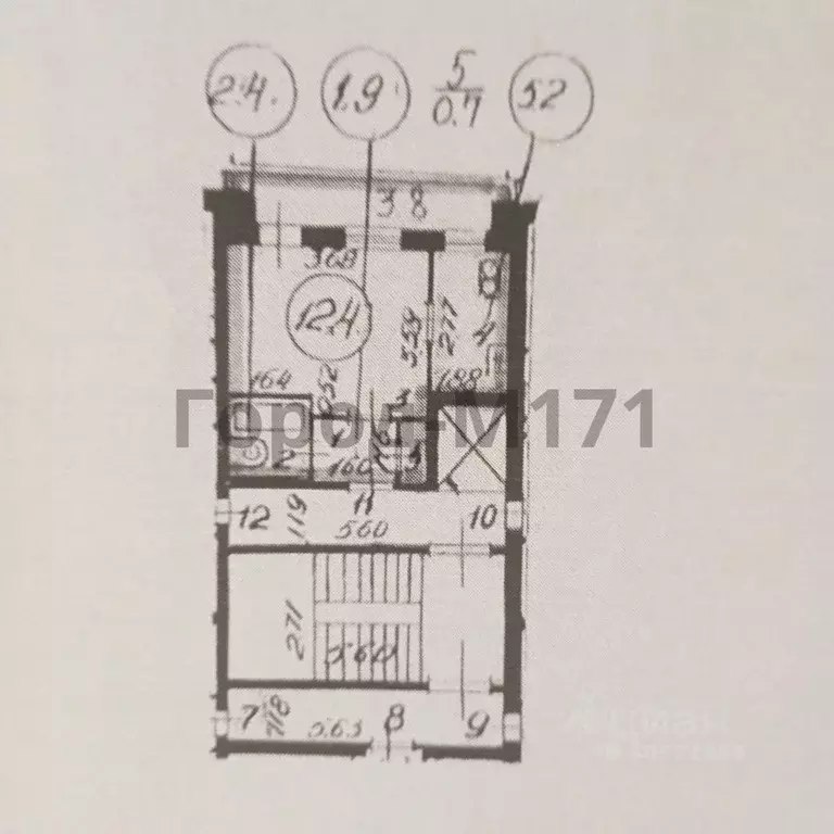 1-к кв. Санкт-Петербург просп. Народного ополчения, 127 (23.7 м) - Фото 2