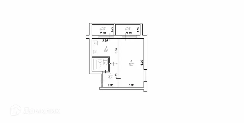 Продаётся 1-к квартира, 34.6 м - Фото 1