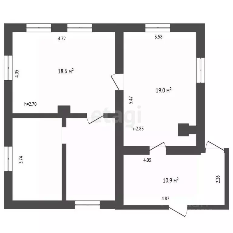 Дом в Омская область, Омск Старый Кировск мкр,  (66 м) - Фото 1