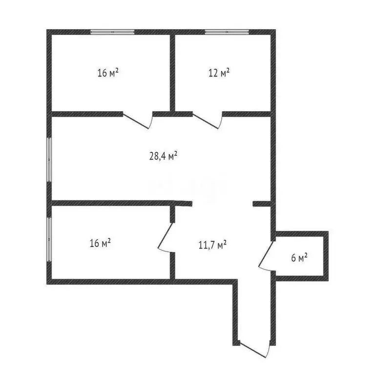 3-комнатная квартира: Махачкала, Магарамкентская улица, 15 (96 м) - Фото 1
