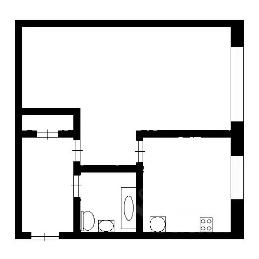1-к кв. Омская область, Омск ул. Орджоникидзе, 287 (32.6 м) - Фото 2