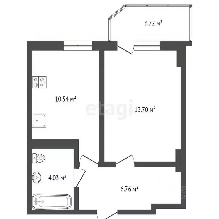 1-к кв. Ростовская область, Ростов-на-Дону Берберовка мкр, ул. ... - Фото 2