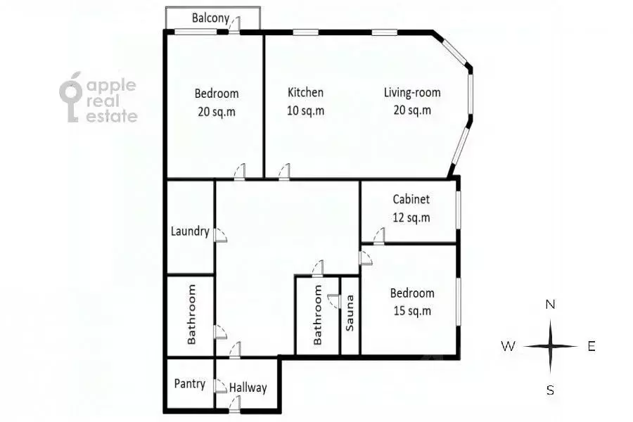 4-к кв. Москва Давыдковская ул., 3 (153.6 м) - Фото 1