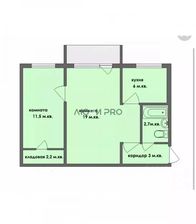 2-к кв. Ярославская область, Ростов Спартаковская ул., 111 (46.0 м) - Фото 2