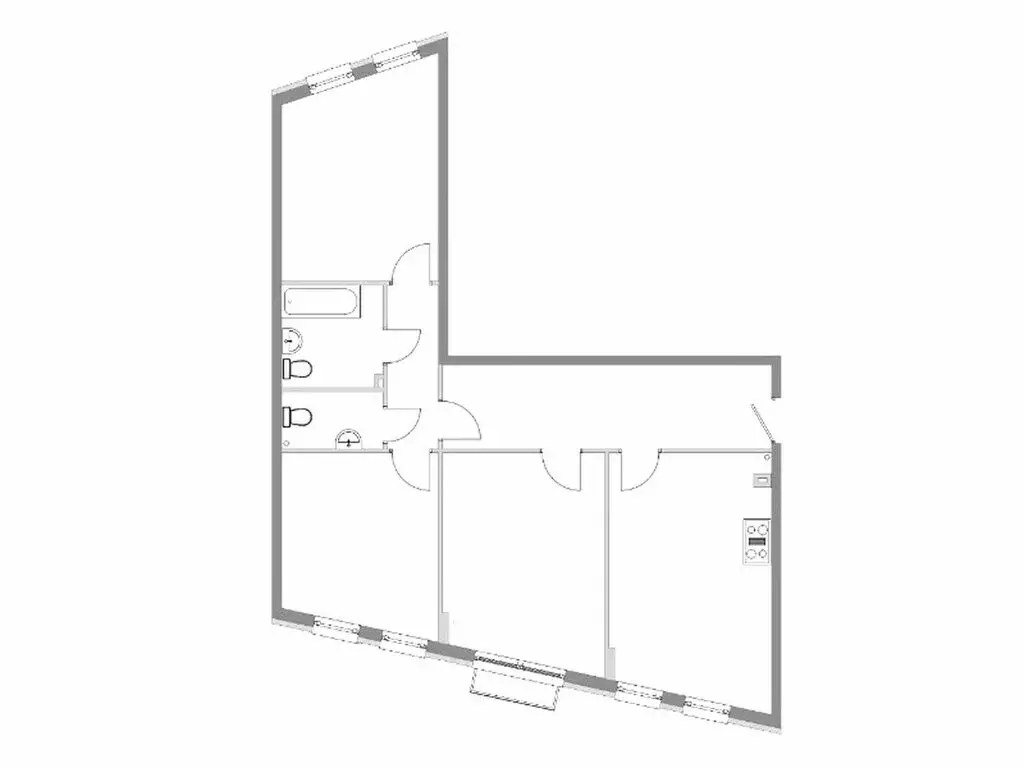 3-комнатная квартира: деревня Крюково, Высокая улица, 1 (86.3 м) - Фото 1