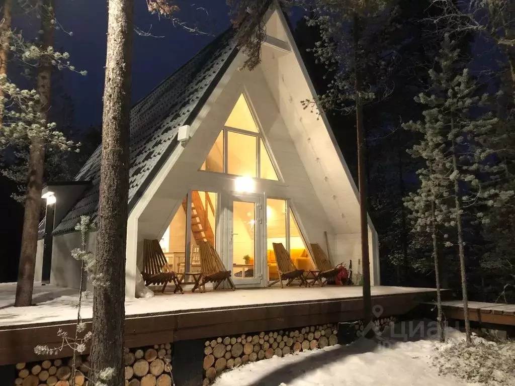 Дом в Мурманская область, Кольский район, Пушной с/пос, Лопарская ... - Фото 1