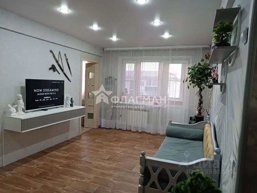 3-к кв. Иркутская область, Усольский район, Белореченский рп 27 (50.0 ... - Фото 1