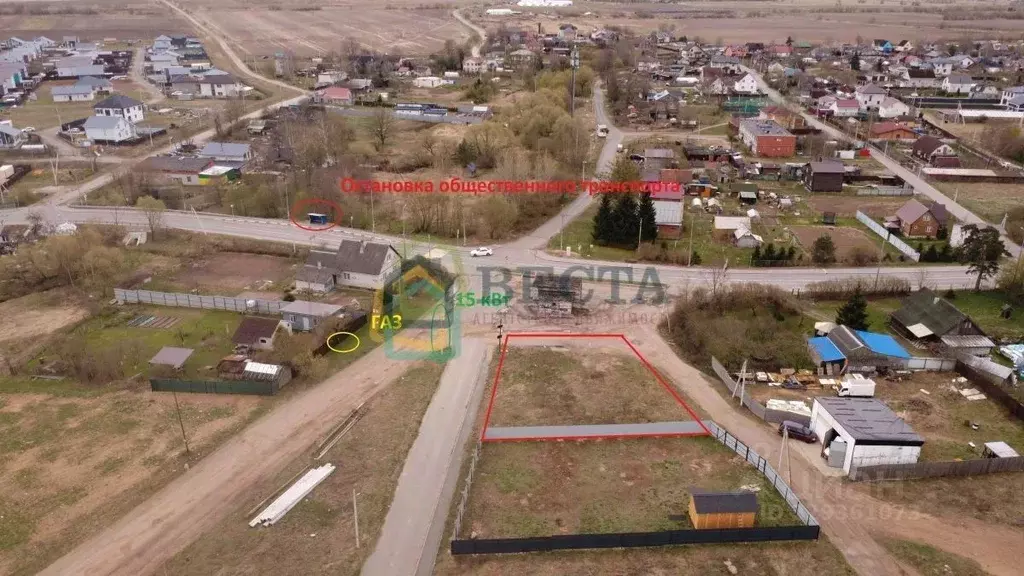 Участок в Ленинградская область, Ломоносовский район, Аннинское ... - Фото 2