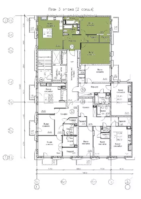 2-к кв. Воронежская область, Воронеж Кольцовская ул., 15 (98.52 м) - Фото 1