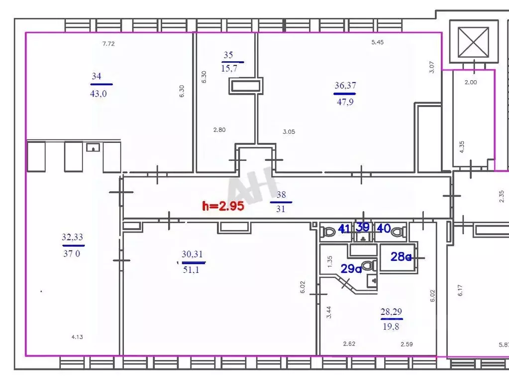 Офис в Москва просп. Вернадского, 41С1 (256 м) - Фото 2