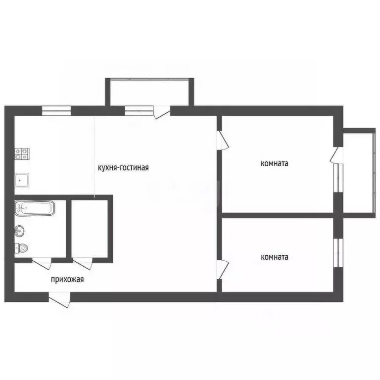 3-к кв. Воронежская область, Воронеж Кольцовская ул., 17 (53.3 м) - Фото 2