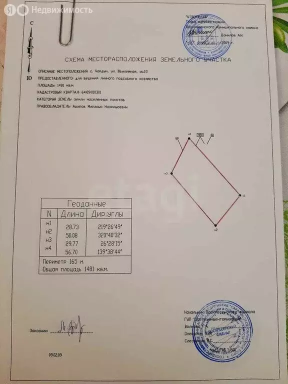 Участок в Чардым, Юбилейная улица (15 м) - Фото 1