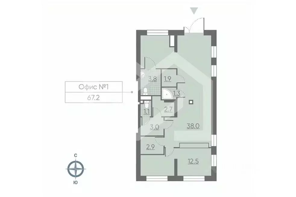 Помещение свободного назначения в Москва Производственная ул., 19к1 ... - Фото 2