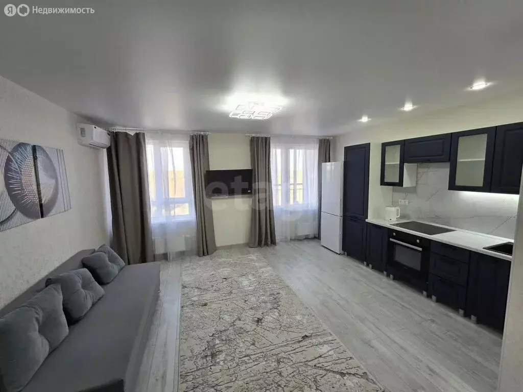 Квартира-студия: Казань, Кировский район, жилой массив Залесный, улица ... - Фото 2