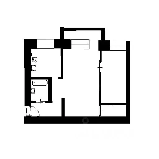2-к кв. Башкортостан, Уфа ул. Ленина, 128 (44.3 м) - Фото 2