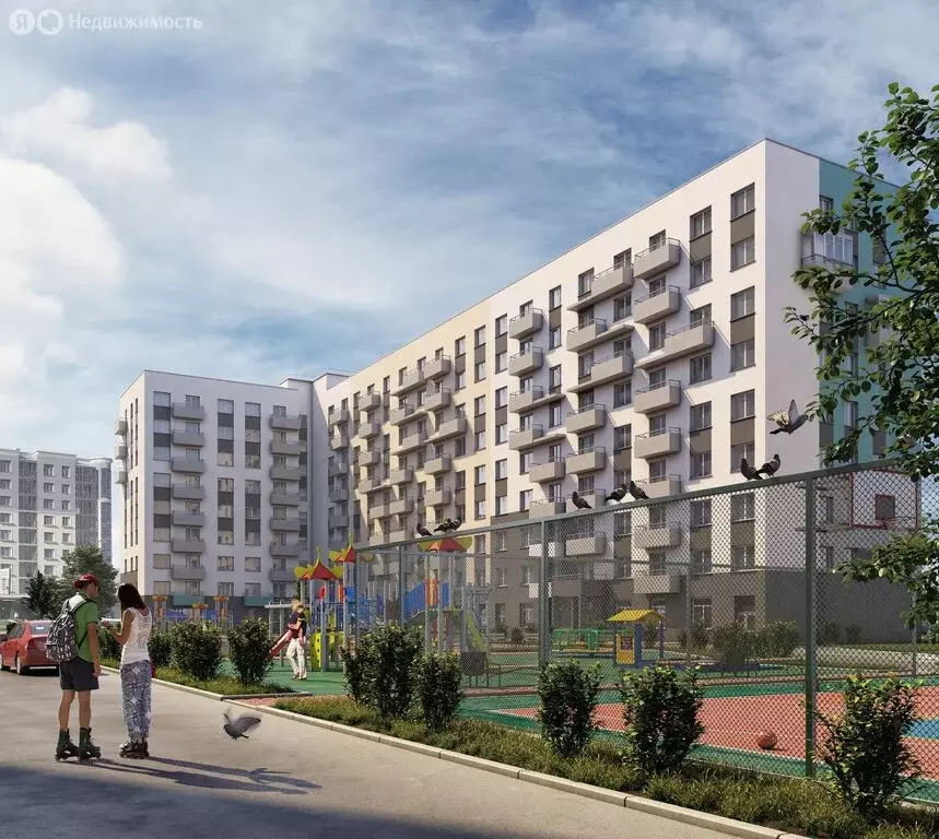 Квартира-студия: Красноярск, улица Петра Ломако, 14 (46 м) - Фото 2