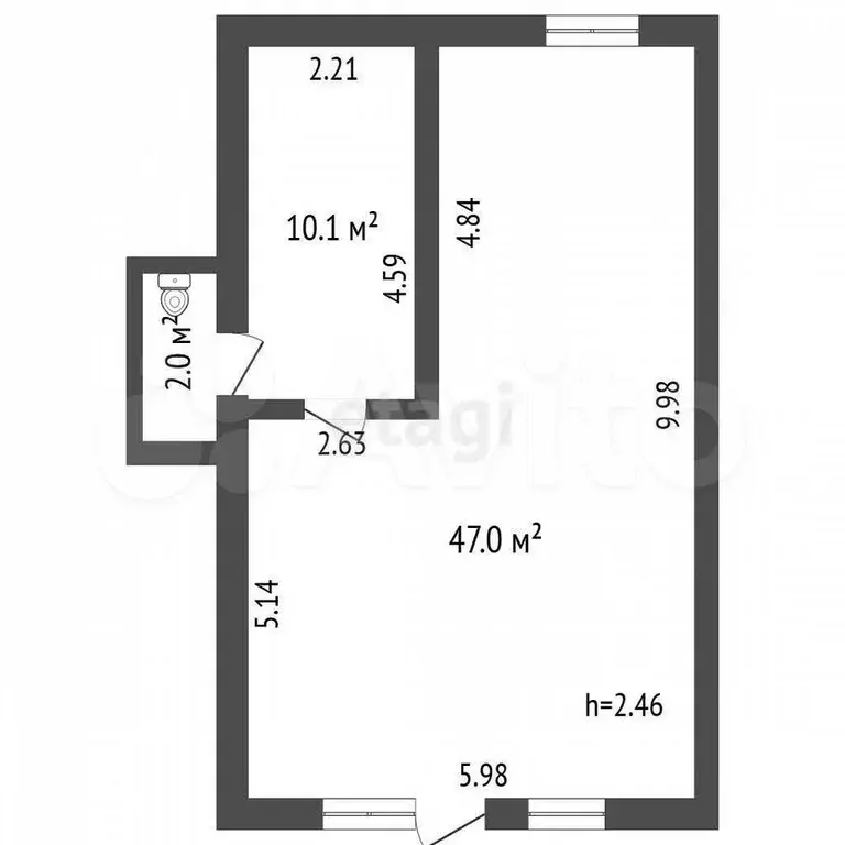 Продам офисное помещение, 80 м - Фото 0