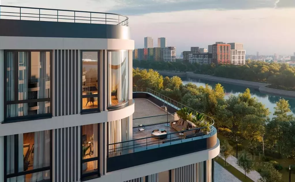 2-к кв. Москва наб. Марка Шагала, 15к1 (80.4 м) - Фото 1