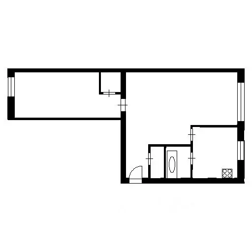 2-к кв. Башкортостан, Уфа Айская ул., 75/1 (42.5 м) - Фото 1