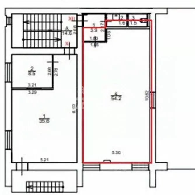 Помещение свободного назначения в Москва Вольная ул., 35С13 (58 м) - Фото 2