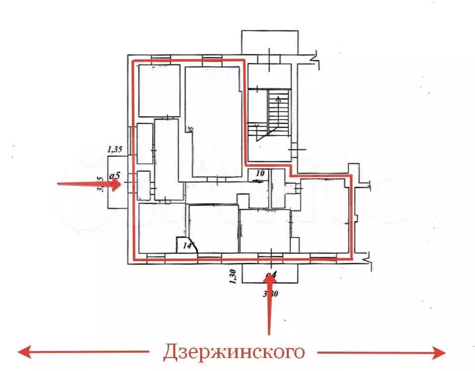 Помещение 112.8 кв.м. на первой линии два отдельны - Фото 1