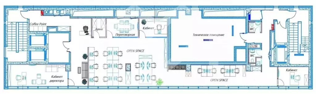 Помещение свободного назначения в Москва Валовая ул., 35Б (295 м) - Фото 2