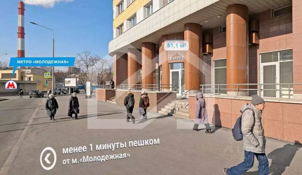 Торговая площадь в Москва Ярцевская ул., 27к1 (51 м) - Фото 0
