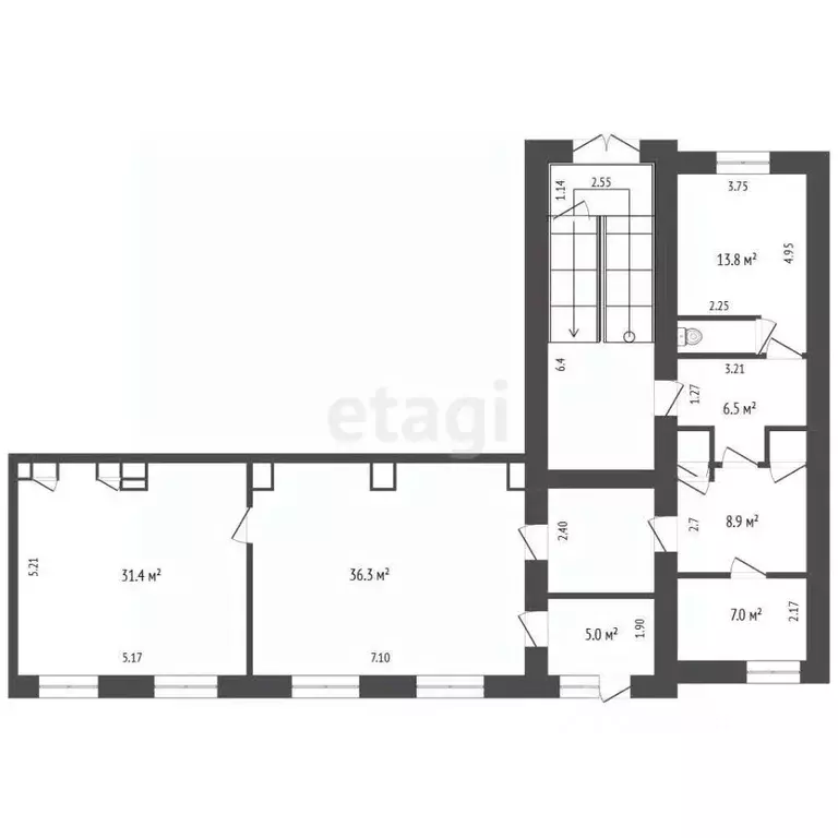 Офис в Челябинская область, Челябинск просп. Ленина, 30 (117 м) - Фото 2