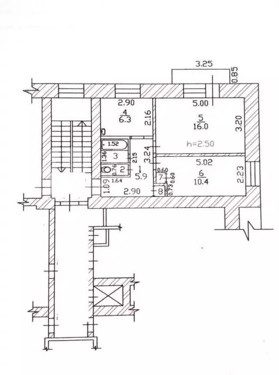 2-комнатная квартира: Абакан, улица Щетинкина, 48 (42.7 м) - Фото 1