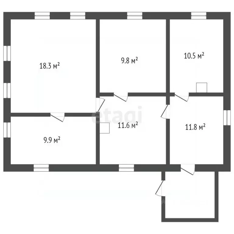 Дом в Кемеровская область, Юрга Колхозная ул., 81 (72 м) - Фото 2