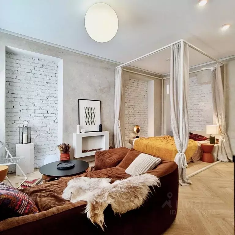Студия Москва Шмитовский проезд, 13 (31.0 м) - Фото 1