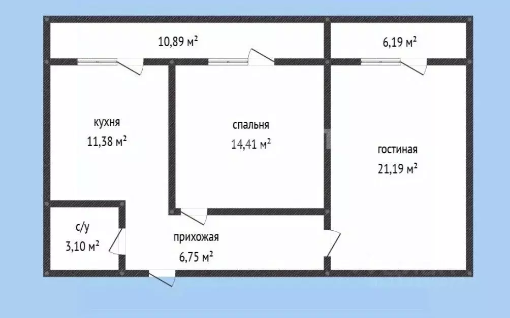 2-к кв. Дагестан, Каспийск просп. М. Омарова, 9В (75.0 м) - Фото 2