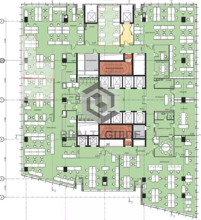 Офис (53.5 м) - Фото 2