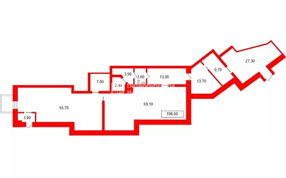 Помещение свободного назначения в Санкт-Петербург просп. Наставников, ... - Фото 2
