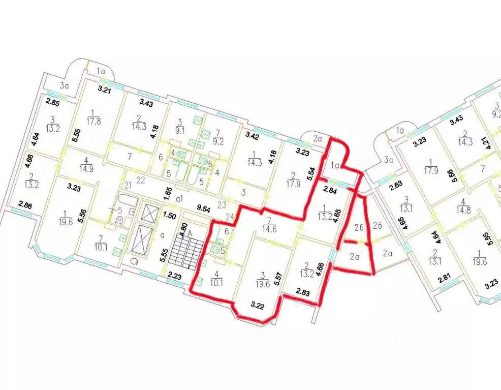 Квартира, 3 комнаты, 74.7 м - Фото 2