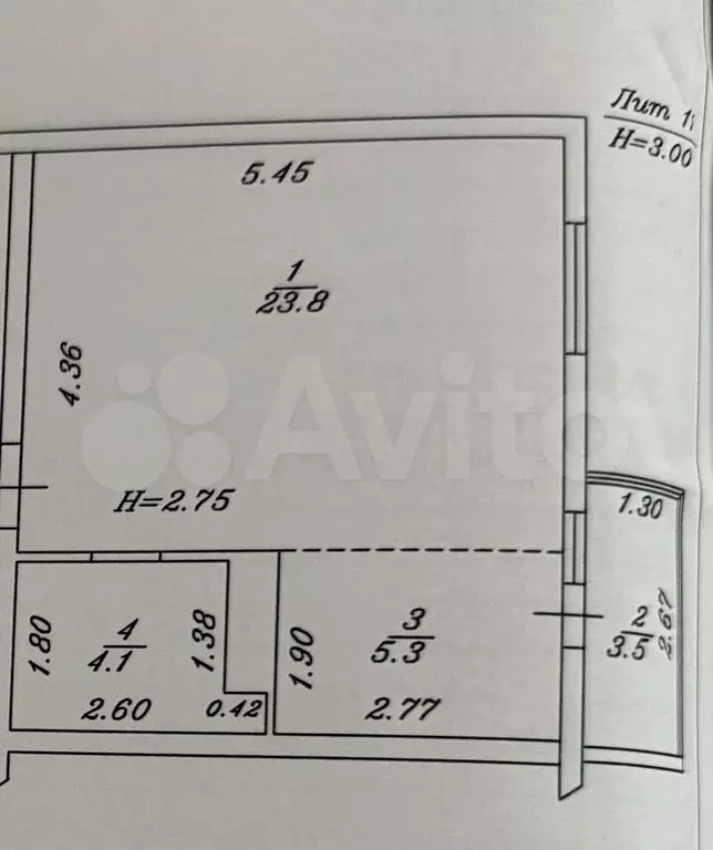 1-к. квартира, 37 м, 1/8 эт. - Фото 0