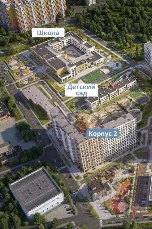2-к кв. Московская область, Химки Подрезково мкр, 1-й Шереметьевский ... - Фото 0
