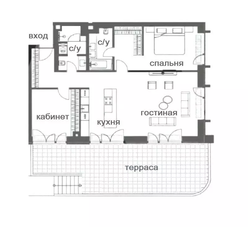 3-комнатная квартира: Москва, улица Братьев Фонченко, 1к6 (98 м) - Фото 0