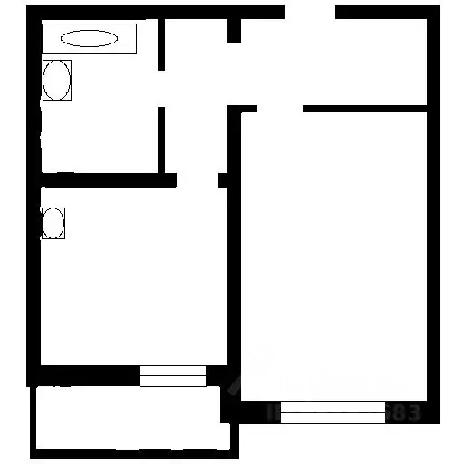 1-к кв. Санкт-Петербург ул. Архивная, 11к1 (38.3 м) - Фото 1